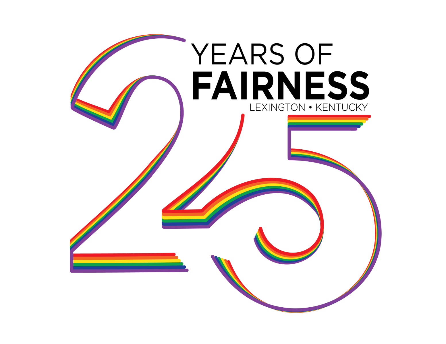 25 years of Fairness logo